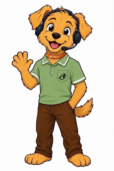 Pex, the Apex dog
